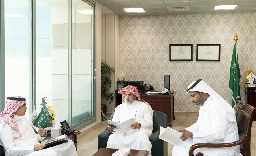 MU VICE-RECTOR WELCOMES THE ASSISTANT SECRETARY GENERAL FOR UNIVERSITY AFFAIRS AT HIGHER EDUCATION FUND
 -  وكيل الجامعة للتنمية والاستثمار يستقبل مساعد الامين العام لشؤون الجامعات مستشار الأمانة العامة بصندوق التعليم العالي الجامعي