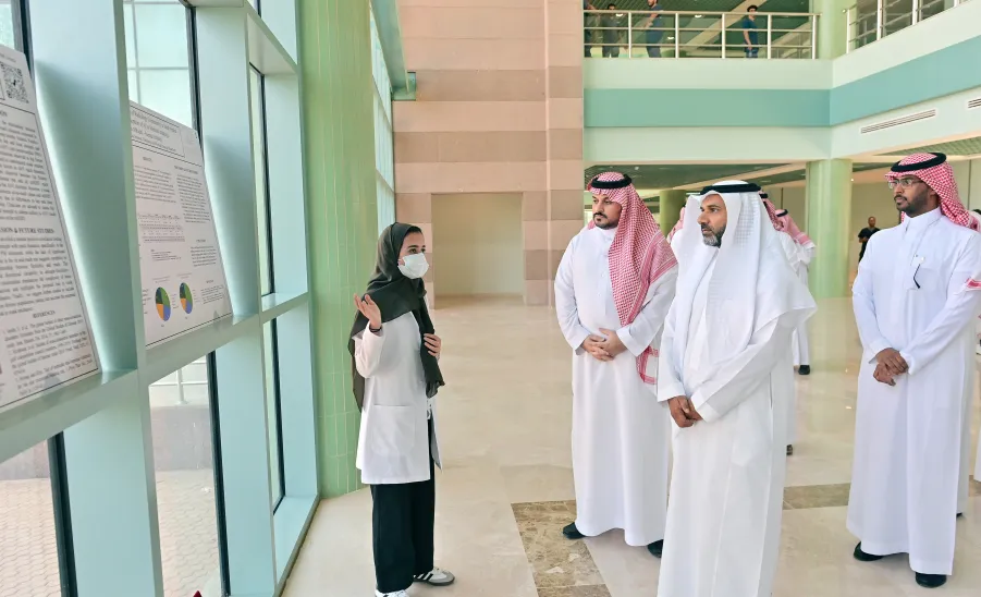 MU VICE-RECTOR LAUNCHES THE 3RD ANNUAL SCIENTIFIC RESEARCH AND INNOVATION DAY - جامعة المجمعة