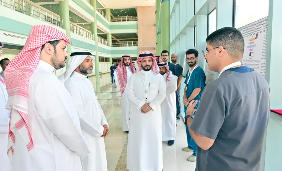 MU VICE-RECTOR LAUNCHES THE 3RD ANNUAL SCIENTIFIC RESEARCH AND INNOVATION DAY - جامعة المجمعة