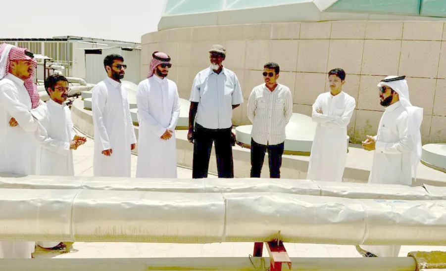 The College of Engineering students visits the GAPOM - زيارة