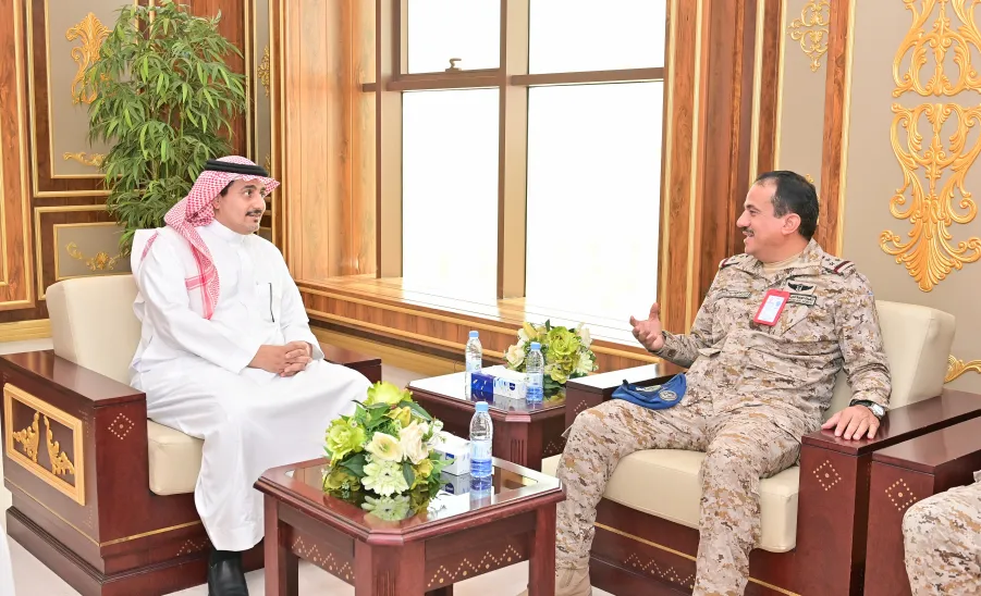 MU RECTOR WELCOMES A DELEGATION OF KING FAISAL AIR COLLEGE - جامعة المجمعة