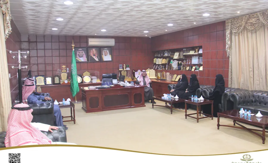 A delegation from the College of Nursing visits the Head of Hawtat Sudair Center - وفد من كلية التمريض يزور رئيس مركز حوطة سدير