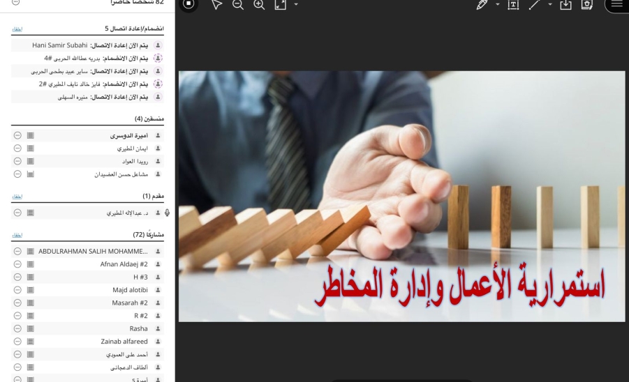 استمرارية الاعمال وادارة المخاطر