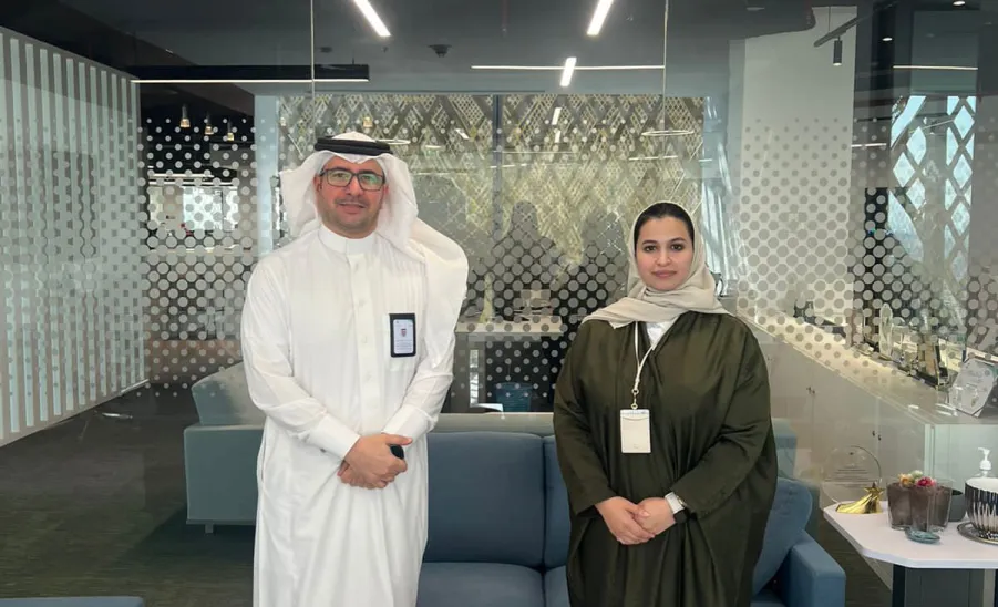 The dean of Nursing College meets the director of Nursing Affairs at the Ministry of Health -  لقاء عميد كلية التمريض بمدير عام شؤون التمريض بوزارة الصحة