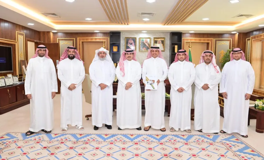 MU RECTOR WELCOMES MEMBERS OF FINAL ACCOUNT COMMITTEE - رئيس الجامعة يستقبل أعضاء لجنة إعداد الحساب الختامي