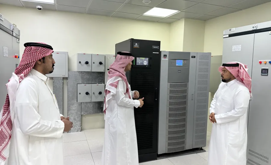 A power outage drills at the Data Center completed successfully  -  فرضية انقطاع التيار الكهربائي 