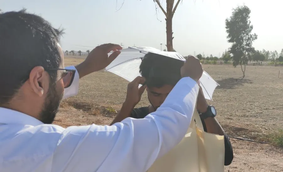 الإدارة تُنفذ مبادرة التوعية الصحية عن الإجهاد الحراري  - الإدارة تُنفذ مبادرة التوعية الصحية عن الإجهاد الحراري 