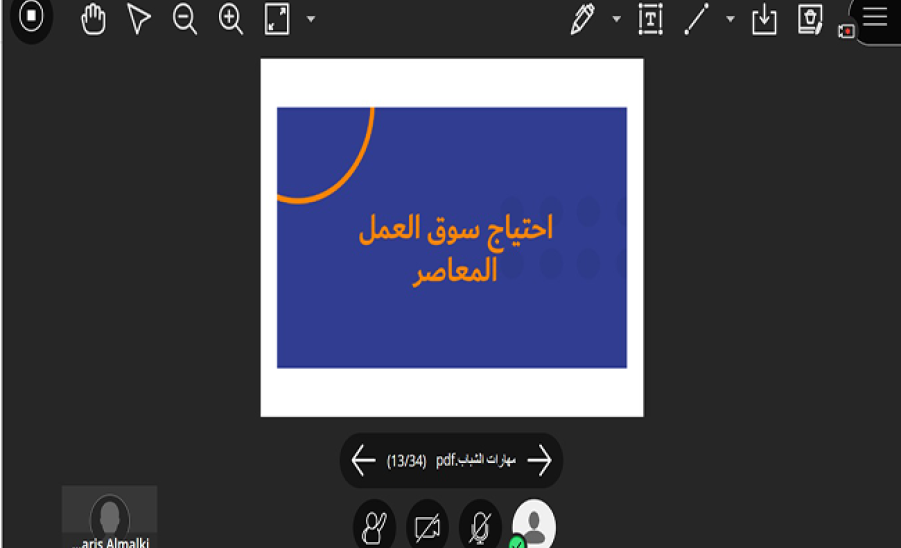 مركز سيفال السعودية ينظم اللقاء الثاني عشر بعنوان: الذكاء الاصطناعي ومهارات الشباب "تمكين المهارات لمهن المستقبل"