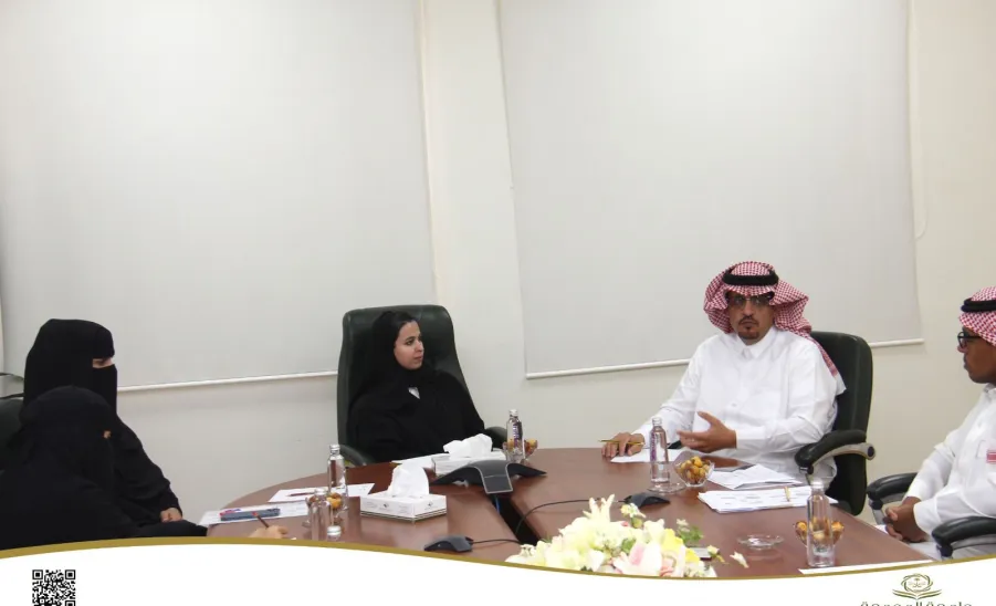The Dean welcomes the Director of Organizational Development  - عميد الكلية تستقبل مدير عام التطوير التنظيمي بالجامعة