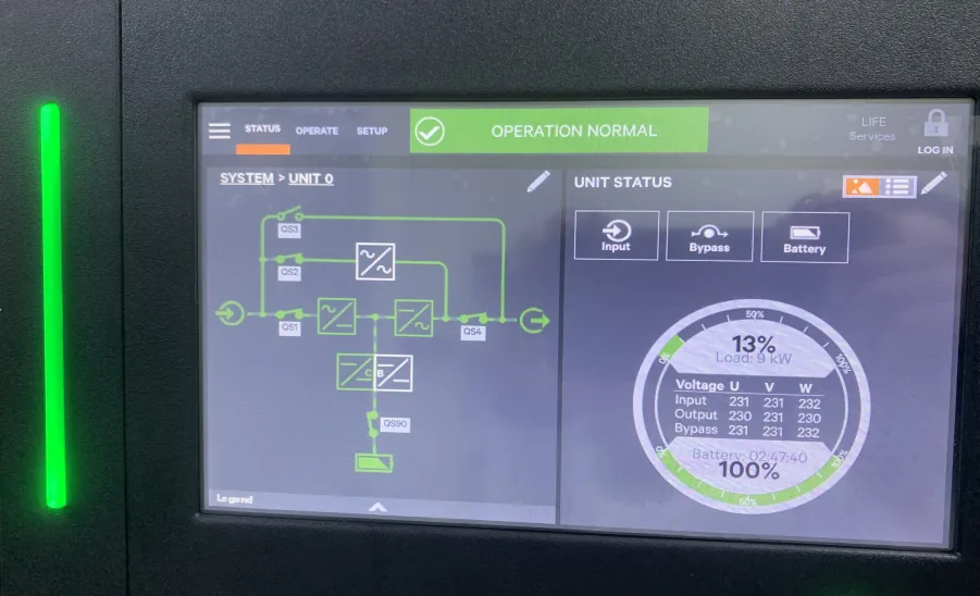 Updating energy saving devices in the Data Center of the Deanship of Information Technology and E-Learning -  اجهزة الطاقة
