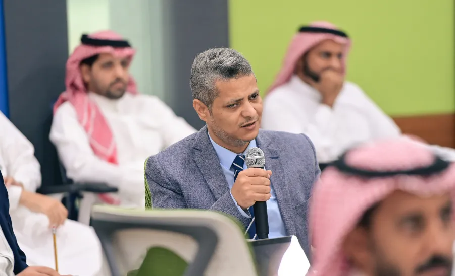MU CONDUCTS A WORKSHOP TO LAUNCH THE 4TH STRATEGIC PLAN
 -  جانباً من المتحدثين في ورشة أعمال بناء الخطة الاستراتيجية الرابعة 