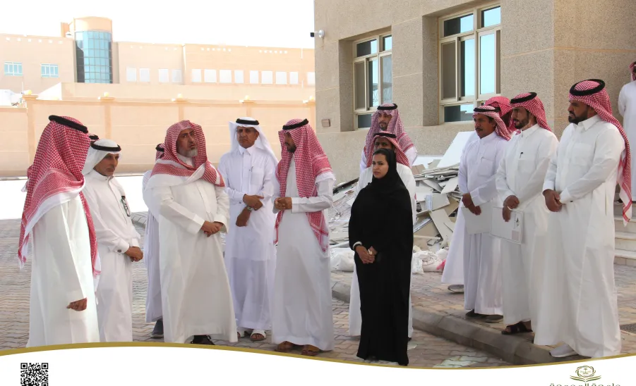 The Vice-Rector for Development and Investment visits the college  -  زيارة وكيل الجامعة للتنمية والاستثمار للكلية