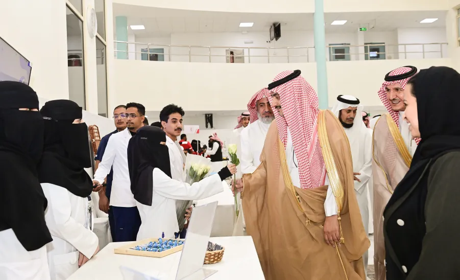 MU HOLDS AN OPENING CEREMONY OF THE COLLEGE OF NURSING  - جامعة المجمعة