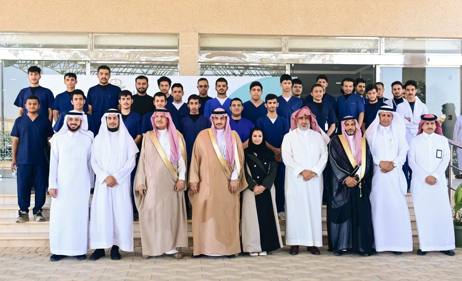 MU HOLDS AN OPENING CEREMONY OF THE COLLEGE OF NURSING  - جامعة المجمعة