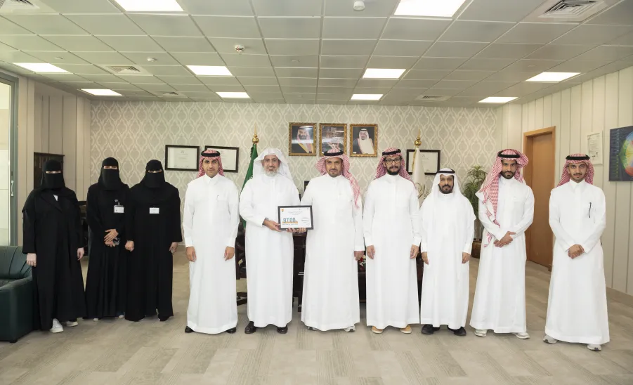 The Vice-Rector for Development and Investment welcomes a team of the General Administration of Human Resources -  وكيل الجامعة للتنمية والاستثمار يستقبل فريق الإدارة العامة للموارد البشرية
