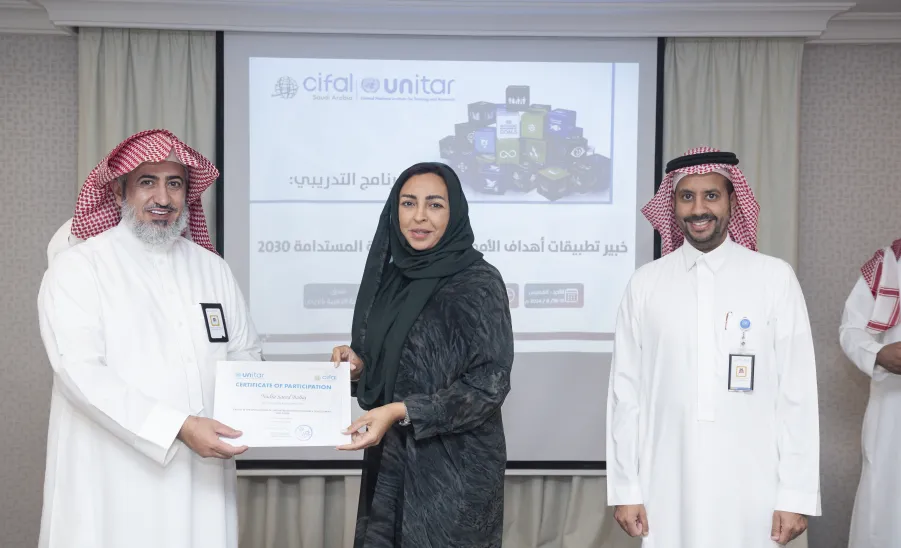 MU VICE-RECTOR PATRONIZES THE CLOSING CEREMONY OF THE SUSTAINABLE DEVELOPMENT GOALS EXPERT PROGRAM, 2030 - وكيل الجامعة للتنمية والاستثمار يرعى ختام برنامج خبير تطبيقات أهداف التنمية المستدامة ٢٠٣٠م