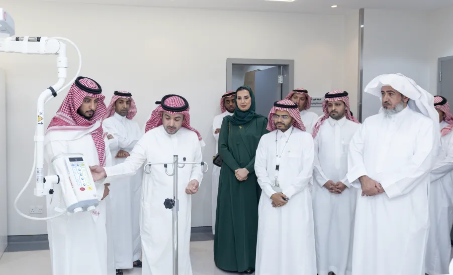 MU RECTOR LAUNCHES THE RADIOLOGY DEPARTMENT'S TRAINING PROGRAM AT THE MEDICAL CENTER
 -  تدشين البرنامج التدريبي لمشروع قسم الاشعة في المركز الطبي الجامعي