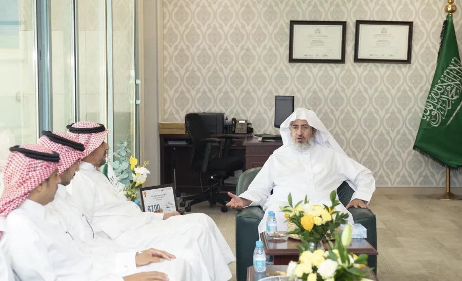 The Vice-Rector for Development and Investment welcomes a team of the General Administration of Human Resources -  وكيل الجامعة للتنمية والاستثمار يستقبل فريق الإدارة العامة للموارد البشرية