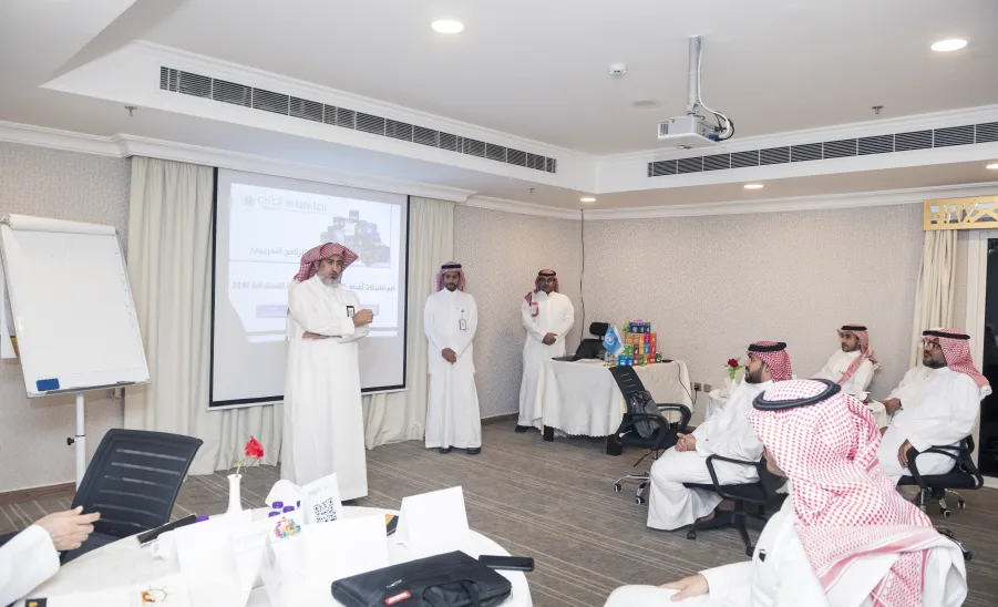 MU VICE-RECTOR PATRONIZES THE CLOSING CEREMONY OF THE SUSTAINABLE DEVELOPMENT GOALS EXPERT PROGRAM, 2030 - وكيل الجامعة للتنمية والاستثمار يرعى ختام برنامج خبير تطبيقات أهداف التنمية المستدامة ٢٠٣٠م
