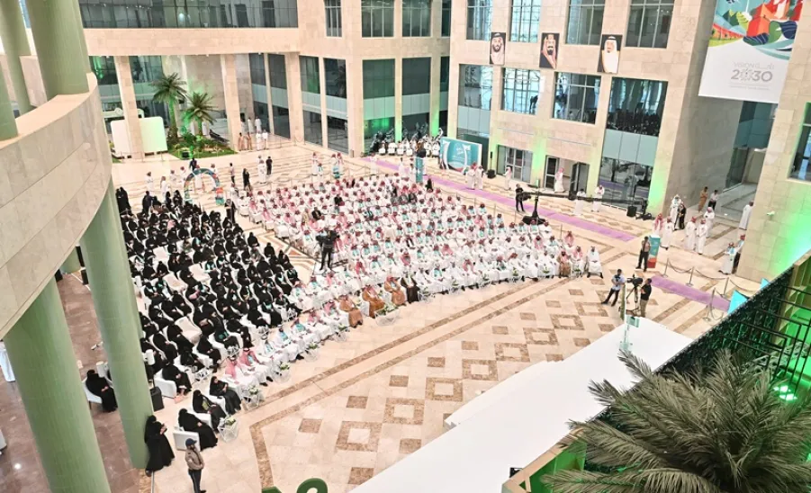 MU HOLDS A SPECIAL CEREMONY TO CELEBRATE THE 94th NATIONAL DAY -  الجامعةُ تقيمُ احتفالاً خاصاً بمناسبة اليوم الوطني 94 