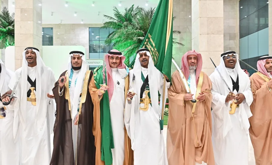 MU HOLDS A SPECIAL CEREMONY TO CELEBRATE THE 94th NATIONAL DAY -  الجامعةُ تقيمُ احتفالاً خاصاً بمناسبة اليوم الوطني 94 