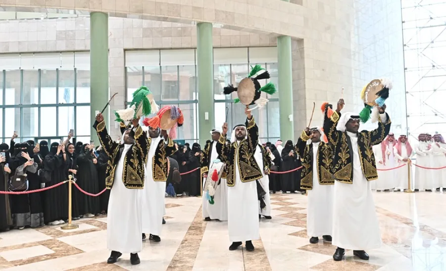 MU HOLDS A SPECIAL CEREMONY TO CELEBRATE THE 94th NATIONAL DAY -  الجامعةُ تقيمُ احتفالاً خاصاً بمناسبة اليوم الوطني 94 