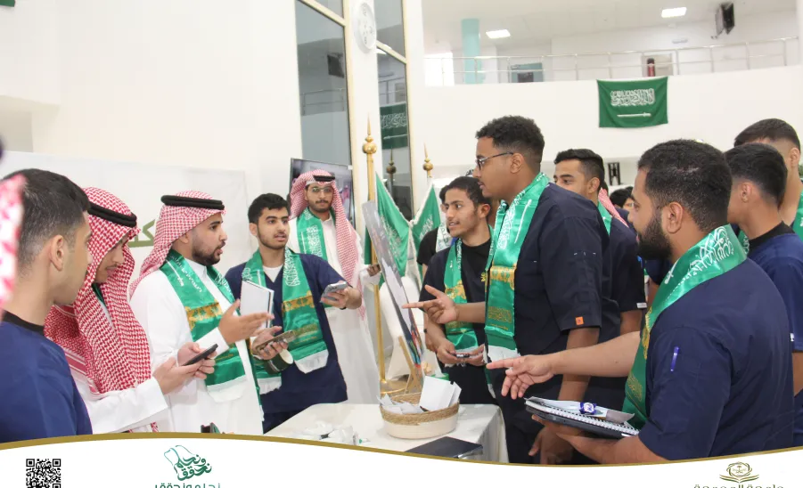 The College of Nursing celebrates the 94th national day -  كلية التمريض تقيم فعالية بمناسبة اليوم الوطني السعودي 94