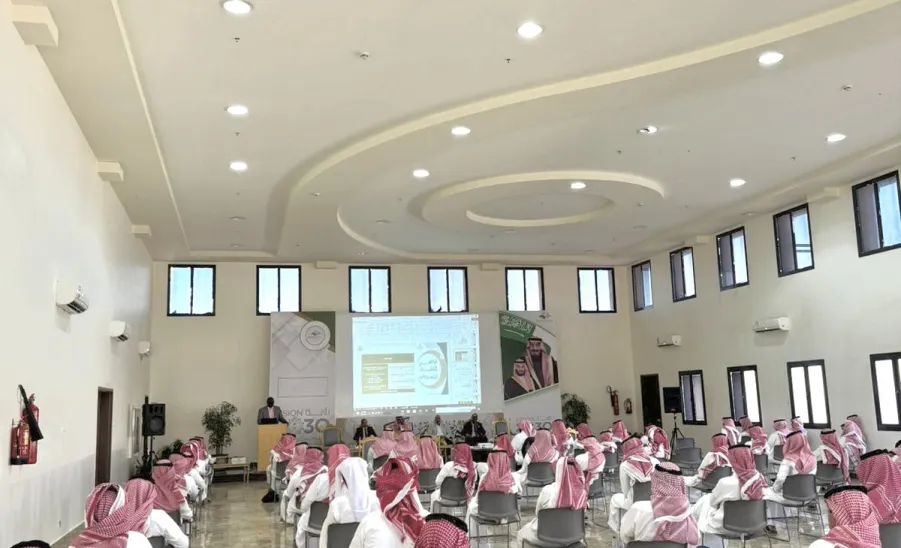 A meeting with new students held by Applied College in Remah -  لقاء رماح 