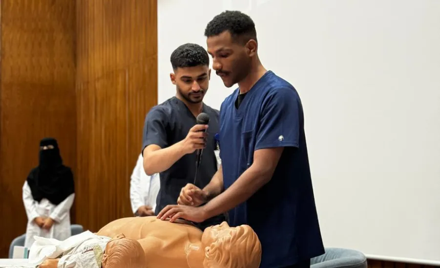 The Volunteer Work Center conducts a workshop on First Aid -  ورشة للإسعافات الأولية