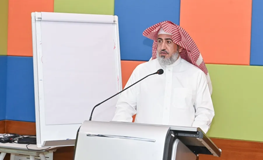 The Vice-Rector honors the Training Platform 'Irtiqaa' -  وكيل الجامعة للتنمية والاستثمار يلقي كلمته