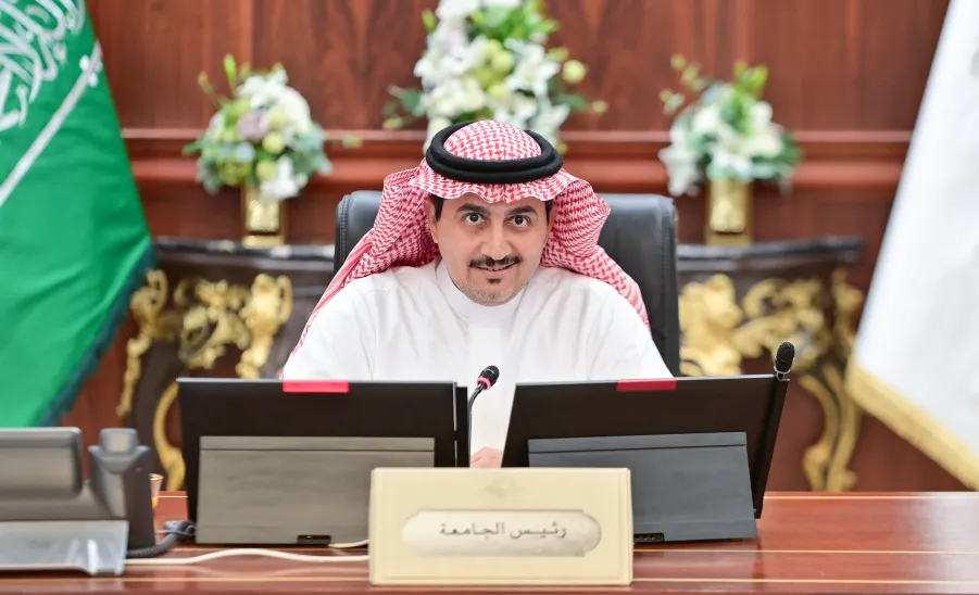 MU COUNCIL HOLDS ITS THIRD MEETING FOR THE ACADEMIC YEAR 1446
 -  رئيس جامعة المجمعة 