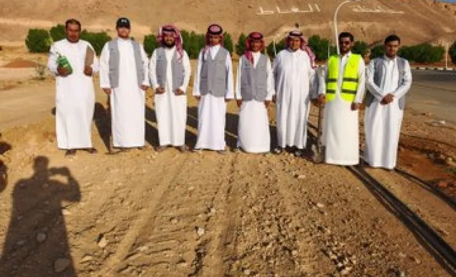 The Applied College participates in planting 94 seedlings - تشجير بالغاط