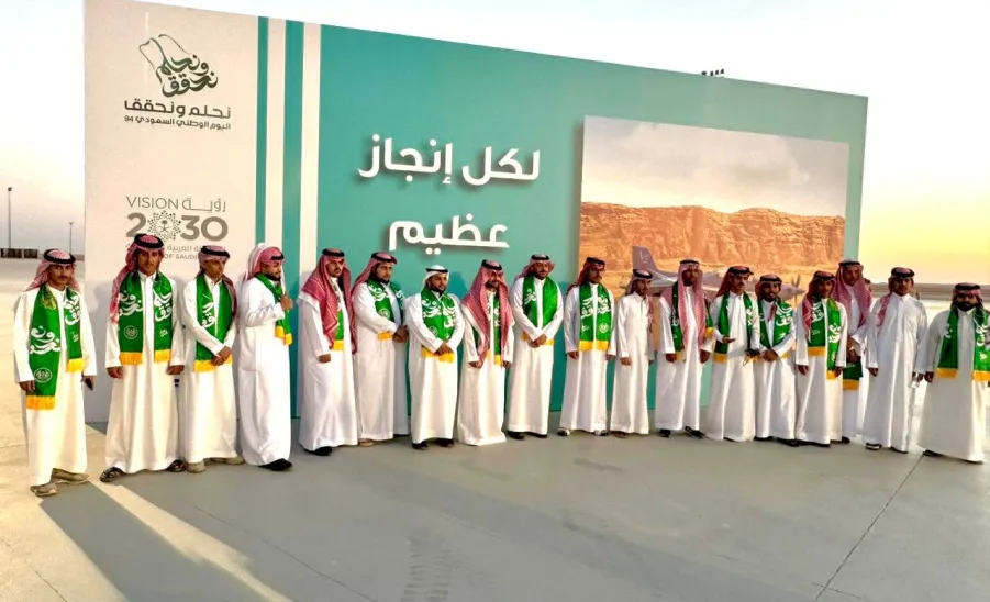 Students of Applied College visits King Faisal Air College on the 94th national day -  معرض الأرضي للقوات الجوية 