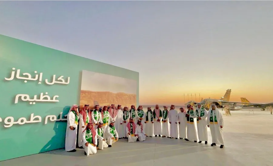 Students of Applied College visits King Faisal Air College on the 94th national day -  معرض