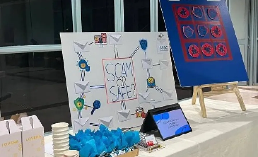 Cybersecurity students launch cybersecurity awareness initiative in several colleges - 2