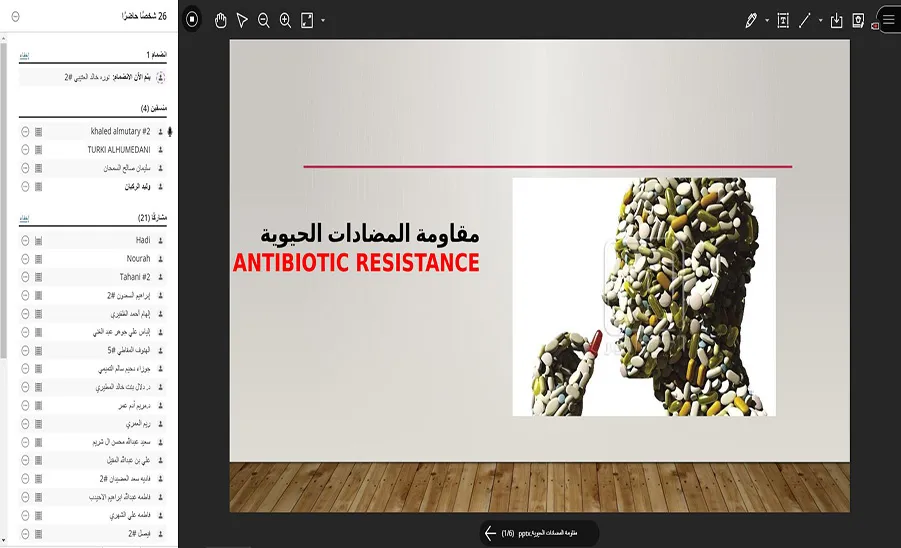 Saudi CIFAL Center organizes the 15th meeting under the title: "The Role of Community Awareness in Confronting the Reality of Antibiotic (Resistance)" -  مركز سيفال السعودية ينظم اللقاء الخامس عشر بعنوان " دور التوعية المجتمعية في مواجهة واقع ( مقاومة ) المضادات الحيوية "