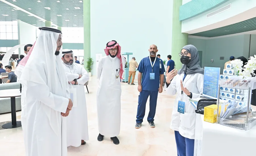 AN EXHIBITION HELD AT MU ON THE WORLD DIABETES DAY 2024 - جامعة المجمعة