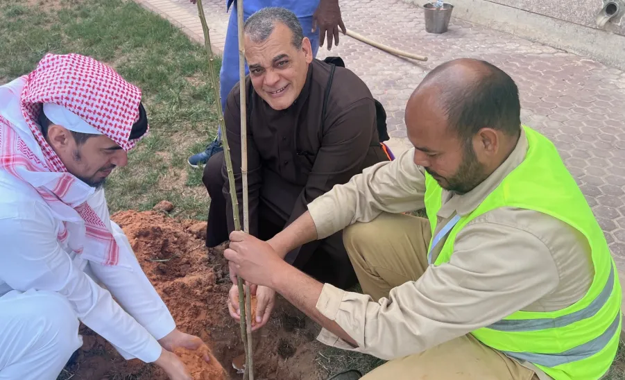 Afforestation at the university housing  -  5
