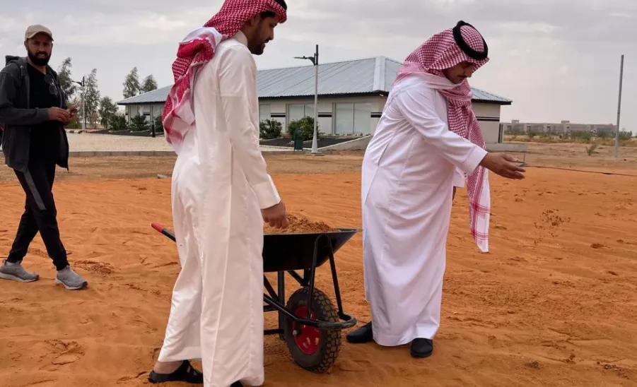 MU RECTOR TOURS THE SPRING ZONE - جامعة المجمعة 