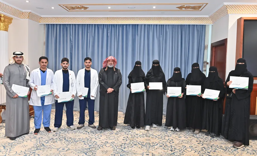 College of Nursing ranked among top three colleges in the field of volunteer and community work for the year 2024  -  كلية التمريض ضمن أفضل ثلاث كليات في مجال العمل التطوعي والمجتمعي لعام 2024م