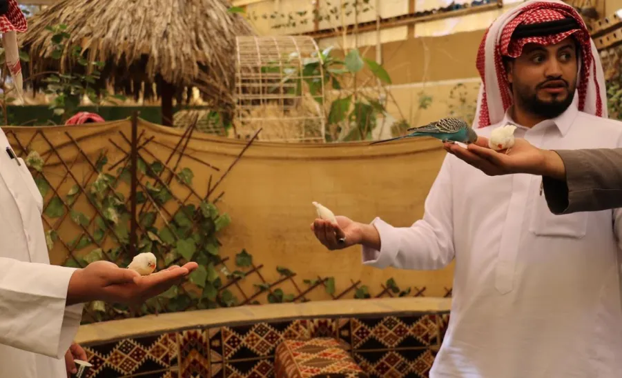 Students of Applied College visit the Birush Ornamental Bird Sanctuary in Ghat -  طلاب الكلية التطبيقية بالمجمعة يزورون محمية بيروش بالغاط