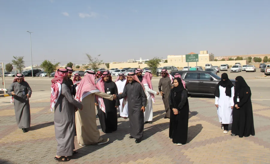 The Vice-Rector for Postgraduate Studies and Scientific Research on an inspection visit to the College of Nursing - وكيل الجامعة للدراسات العليا والبحث العلمي والمشرف على الكليات الصحية في زيارة تفقدية لكلية التمريض
