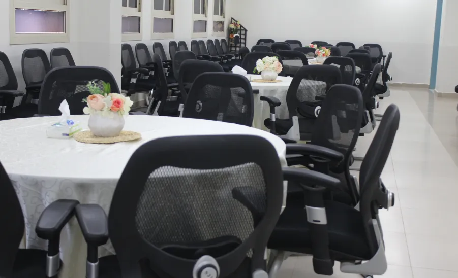 The Vice Dean of the College of Nursing welcomes the college's employees  -  وكيلة كلية التمريض لشطر الطالبات تلتقي بموظفات الكلية