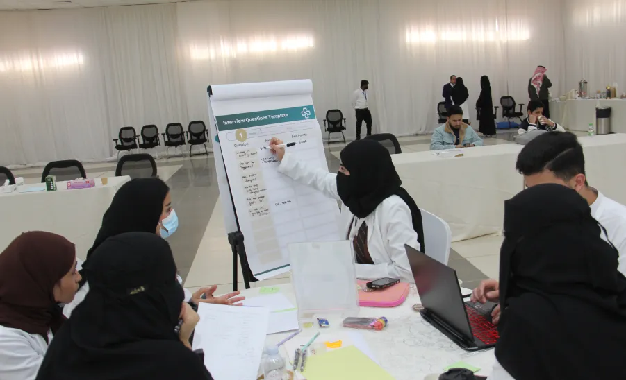 The College of Nursing organizes Health Innovation Hackathon 2025 -  كلية التمريض تنظم هاكاثون الابتكار الصحي 2025