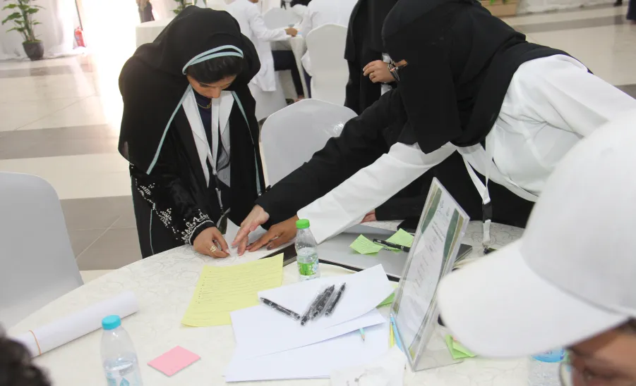 The College of Nursing organizes Health Innovation Hackathon 2025 -  كلية التمريض تنظم هاكاثون الابتكار الصحي 2025