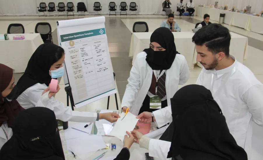 The College of Nursing organizes Health Innovation Hackathon 2025 -  كلية التمريض تنظم هاكاثون الابتكار الصحي 2025