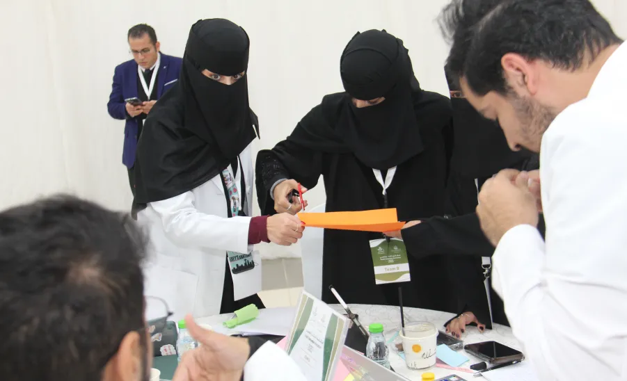 The College of Nursing organizes Health Innovation Hackathon 2025 -  كلية التمريض تنظم هاكاثون الابتكار الصحي 2025