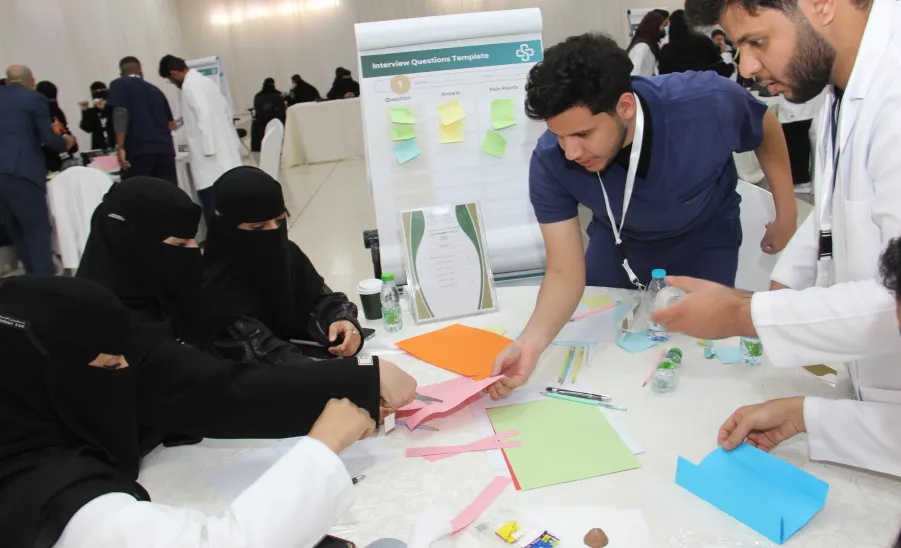 The College of Nursing organizes Health Innovation Hackathon 2025 -  كلية التمريض تنظم هاكاثون الابتكار الصحي 2025