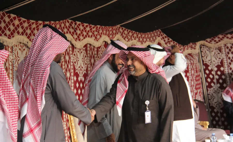The College of Nursing organized an outdoor event during winter  -  كلية التمريض تنظم فعالية "حي الشتاء"