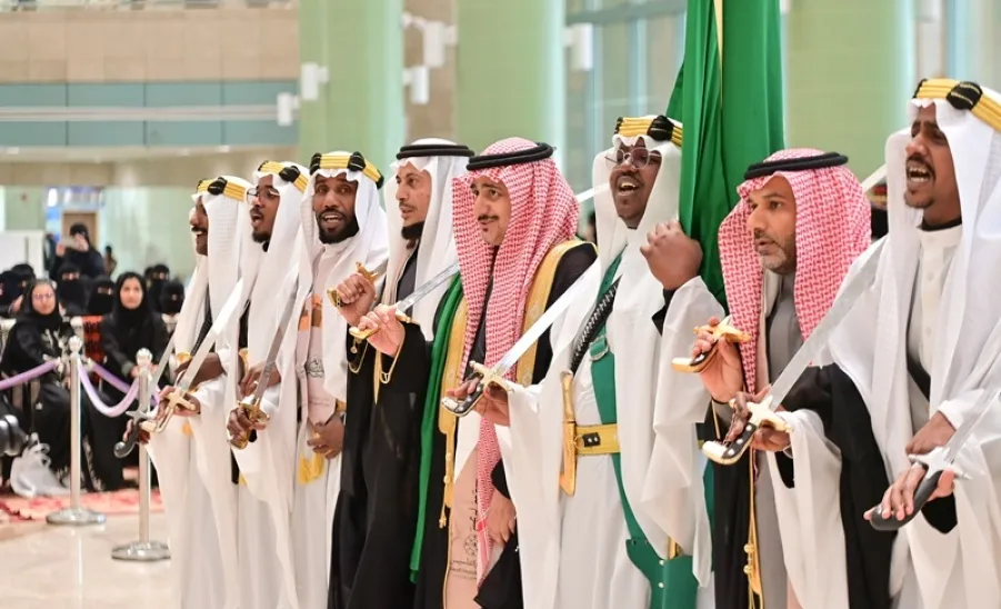 the General Administration of Relations and Conferences organizes MU’s celebration of Foundation Day -  جانب من الحفل